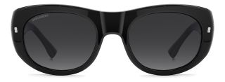Óculos de sol Dsquared2 ICON 0028/S DS Preto Ovalada - 2