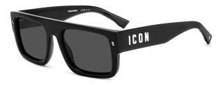 Óculos de sol Dsquared2 ICON 0008/S DS Preto Retangular - 1