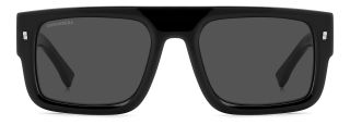 Óculos de sol Dsquared2 ICON 0008/S DS Preto Retangular - 2