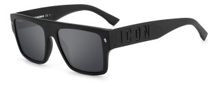 Óculos de sol Dsquared2 ICON 0003/S DS Preto Retangular - 1