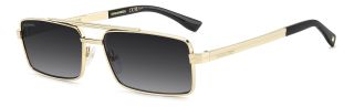 Óculos de sol Dsquared2 D2 0213/S DS Dourados Retangular - 1