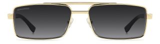 Óculos de sol Dsquared2 D2 0213/S DS Dourados Retangular - 2