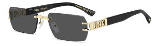 Óculos de sol Dsquared2 D2 0189/S DS Dourados Retangular - 1