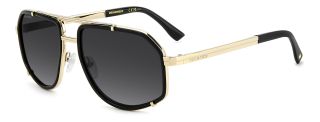 Óculos de sol Dsquared2 DS D2 0190/S Preto Tamanho: 60X18