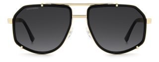 Óculos de sol Dsquared2 D2 0190/S DS Preto Retangular - 2