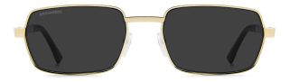 Óculos de sol Dsquared2 D2 0192/S DS Dourados Ovalada - 2