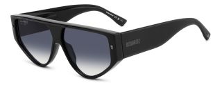 Óculos de sol Dsquared2 D2 0201/S DS Preto Ovalada - 1