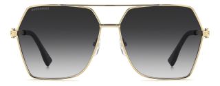 Óculos de sol Dsquared2 D2 0206/S DS Dourados Borboleta - 2