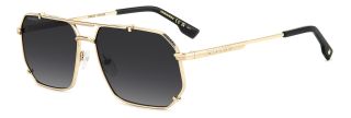 Óculos de sol Dsquared2 D2 0175/S DS Dourados Retangular - 1