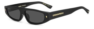 Óculos de sol Dsquared2 D2 0184/G/S DS Preto Ovalada - 1