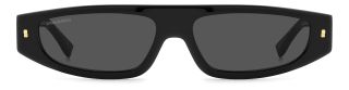Óculos de sol Dsquared2 D2 0184/G/S DS Preto Ovalada - 2
