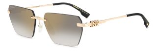 Óculos de sol Dsquared2 D2 0102/S DS Preto Retangular - 1