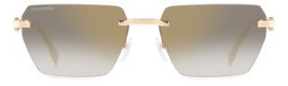 Óculos de sol Dsquared2 D2 0102/S DS Preto Retangular - 2