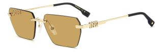 Óculos de sol Dsquared2 D2 0102/S DS Dourados Retangular - 1