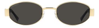 Óculos de sol Dsquared2 D2 0155/S DS Dourados Ovalada - 2