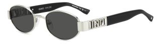Óculos de sol Dsquared2 D2 0155/S DS Prateados Ovalada - 1