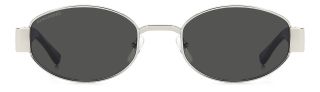 Óculos de sol Dsquared2 D2 0155/S DS Prateados Ovalada - 2