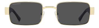 Óculos de sol Dsquared2 D2 0156/S DS Dourados Retangular - 2