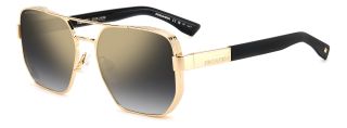 Óculos de sol Dsquared2 D2 0083/S DS Preto Quadrada - 1