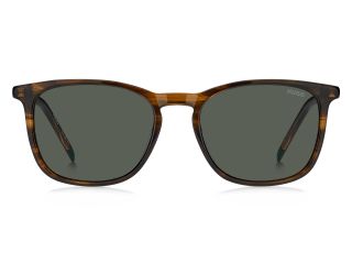 Óculos de sol Hugo HG 1399/S HH Castanho Retangular - 2
