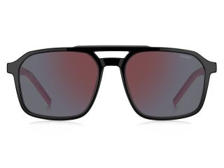 Óculos de sol Hugo HG 1335/S HH Preto Retangular - 2