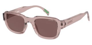 Óculos de sol Levi's LV 1101/S LS Rosa/Vermelho-Púrpura Quadrada - 1