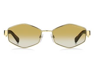 Óculos de sol Marc Jacobs MARC 496/S MJ Dourados Retangular - 2