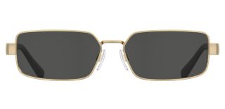 Óculos de sol LOVE MOSCHINO MOL100/S ML Dourados Retangular - 2