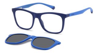 Óculos de sol Polaroid Kids PLD 8055/CS PK Azul Retangular - 1