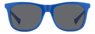 Óculos de sol Polaroid Kids PLD 8055/CS PK Azul Retangular - 2