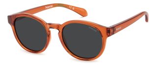 Óculos de sol Polaroid Kids PLD 8075/S PK Laranja Ovalada - 1
