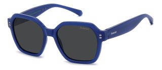 Óculos de sol Polaroid Kids PLD 8069/S PK Azul Quadrada - 1
