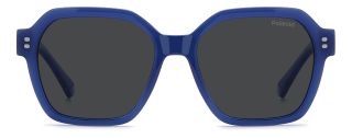 Óculos de sol Polaroid Kids PLD 8069/S PK Azul Quadrada - 2