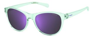 Óculos de sol Polaroid Kids PLD 8066/S PK Azul Retangular - 1