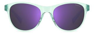 Óculos de sol Polaroid Kids PLD 8066/S PK Azul Retangular - 2