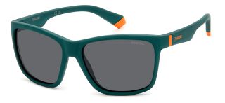Óculos de sol Polaroid Kids PLD 8057/S PK Verde Retangular - 1