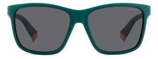 Óculos de sol Polaroid Kids PLD 8057/S PK Verde Retangular - 2