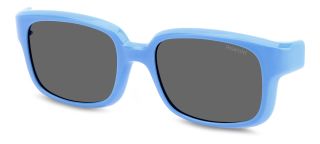Óculos de sol Polaroid Kids PLD K005 CL-ON PK Azul Retangular - 1