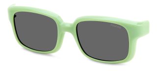 Óculos de sol Polaroid Kids PLD K005 CL-ON PK Verde Retangular - 1