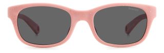 Óculos de sol Polaroid Kids PLD K006/S PK Rosa/Vermelho-Púrpura Retangular - 2