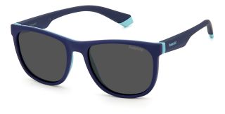 Óculos de sol Polaroid Kids PLD 8049/S PK Azul Retangular - 1