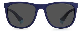 Óculos de sol Polaroid Kids PLD 8049/S PK Azul Retangular - 2