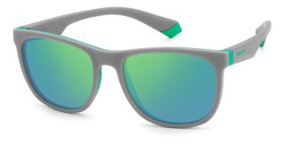 Óculos de sol Polaroid Kids PLD 8049/S PK Verde Retangular - 1