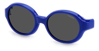 Óculos de sol Polaroid Kids PLD K004 CL-ON PK Azul Ovalada - 1