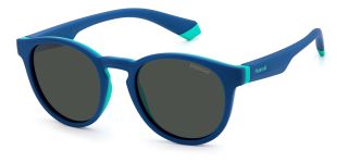 Óculos de sol Polaroid Kids PLD 8048/S PK Azul Ovalada - 1