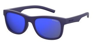 Óculos de sol Polaroid Kids PLD 8020/S PK Azul Retangular - 1
