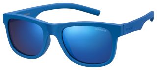Óculos de sol Polaroid Kids PLD 8020/S PK Azul Retangular - 1