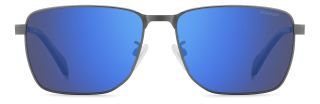 Óculos de sol Polaroid PLD 2171/G/S/X PL Azul Retangular - 2