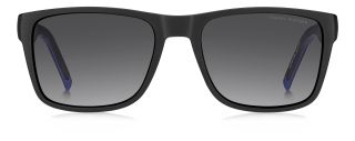 Óculos de sol Tommy Hilfiger TH 2375/S TH Preto Retangular - 2