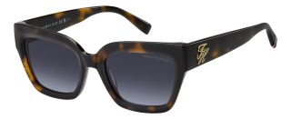Óculos de sol Tommy Hilfiger TH 2402/S TH Castanho Retangular - 1